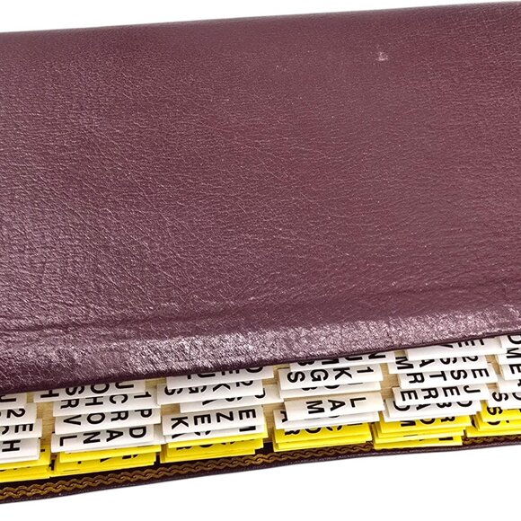 Spirit Filled Life Bible NKJV 2255BG Nelson Burgundy Bonded Leather 1991 - Picture 8 of 16